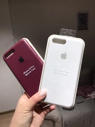 Чохол Silicone FULL case для IPhone 8 Plus Coral кораловий