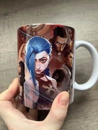 Кружка CupKit "Аркейн: Ліга Легенд / Arcane: League of Legends" №7 330мл біла