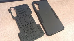 Чехол Armor для Samsung Galaxy A24 / A245 бампер противоударный с подставкой Blue фото от покупателей 1