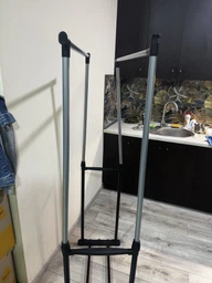 Двойная Вешалка Double Pole напольная двойная стойка для одежды полка (D-2019091031) фото от покупателей 3