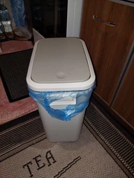 Відро для сміття MBM HOME BIN-02 12L BEIGE пластикове бежеве фото від покупців 1