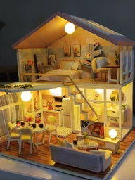 3D Румбокс "Sweet Time" Кукольный Домик Конструктор DIY DollHouse от CuteBee (M2001)