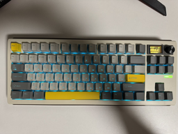 Клавиатура механическая беспроводная EPOMAKER Shadow-S TKL Mulan Switch Hot-Swap LCD Screen RGB UA Wireless/Bluetooth/USB White (SHS-W-M)