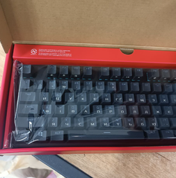 Клавиатура проводная HyperX Alloy Origins Core PBT HX Aqua USB Black (639N9AA)