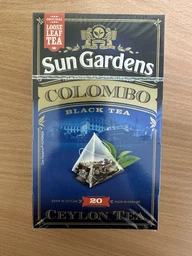 Смесь черного и зеленого чая Sun Gardens Colombo с кардамоном и бергамотом в пирамидках 20шт по 2,5г