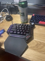 Игровая мини клавиатура механическая проводная геймерский кейпад игр K60 RGB Keypad для одной руки подсветкой
