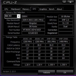 Оперативна пам'ять Kingston Fury Renegade 16Gb x 2 (32Gb Kit) DDR4, 3600 MHz Black (KF436C16RB12K2/32) фото від покупців 2