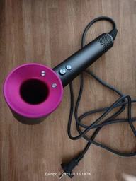 Фен для волосся Leafless Hair Dryer професійний потужний фен 1 насадка 1600 Вт Macarun фото от покупателей 2