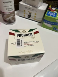 Мыло для бритья для чувствительной кожи Proraso с экстрактом зеленого чая и овса 150 мл (8004395001682) фото от покупателей 5