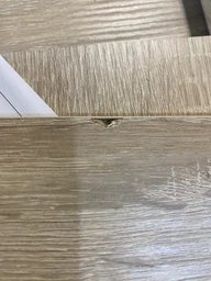 Навісна полиця на стінку зигзаг для дому або офісу з ДСП і наявністю хромованих труб Компаніт П-9 Вільха фото від покупців 2