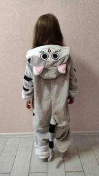 Пижама Кигуруми Kigurumi Котит Чи Для Детей И Подростков Серый 155-165 см. (2020) фото от покупателей 2