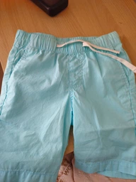 Шорты котоновые с карманами для мальчика H&M 0934482-009 104 см (3-4 years) Голубой фото от покупателей 3