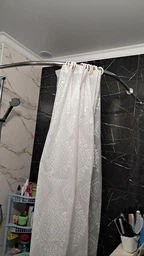 Карниз для ванной Комфорт угловой 90×90