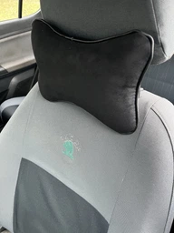 Автомобильная подушка для шеи на подголовник сидения в авто JoyPoint под шею на кресло водителя машины Черная (JPPOD2) фото от покупателей 2