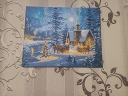 Картина за номерами 40×50 см Різдвяна ніч худ. Абрахам Хантер Kontur DS0559