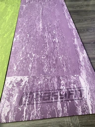 Професійний спортивний нековзний килимок каремат для йоги та фітнесу EasyFit PER Premium Mat EF-1930-1-B 183х61х0.8 см салатовий фото від покупців 4