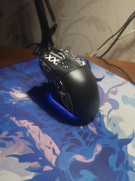 Мышь Игровая Беспроводная Attack Shark X11 22000 DPI PAW3311 с зарядной станцией и RGB подсветкой Белая.