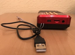 Радиоприемник цифровой с аккумулятором и ремешком Радио FM LED-дисплей MP3-плеер USB-рекордер RED фото от покупателей 1