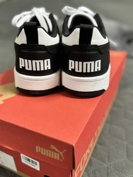 Подростковые кеды для мальчика Puma Rebound V6 Lo Jr 39383301 37.5 Черный/Белый (4065454932020)