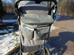 Сумка органайзер на коляску универсальная для мамы BabyBag S-1 Серый меланж фото от покупателей 3