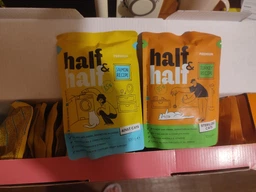 Упаковка влажного корма Half&Half для котят кусочки с индейкой в желе в форме пауча 100 г х 22 шт (2700000039977) фото от покупателей 6