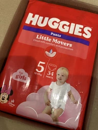 Трусики-Підгузки Huggies Pants 5 Jumbo 12-17 кг для дівчаток 34 шт. (5029053564272)