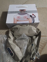 Масажер для шиї, спини та тіла з підігрівом Massager of Neck Kneading електричний прилад для воротникової зони SmartUs TV2010 полегшення болю та зняття напруги з тепловим ефектом для м'язового релаксу фото від покупців 1