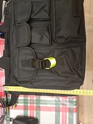 Большая дорожная тактическая сумка для документов и ноутбука 15.6 MOLLE Solve Черная + шеврон в подарок фото от покупателей 1