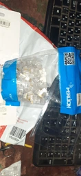 Конектор RJ45 8P8C Yugtorg UTP Cat-6 Прозорий латунь для наскрізного підключення 50 шт (10583)
