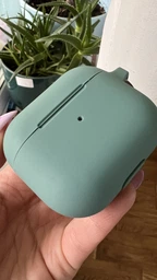Чохол силіконовий з мікрофіброю Silicone Case для Apple AirPods 3 gray фото від покупців 1