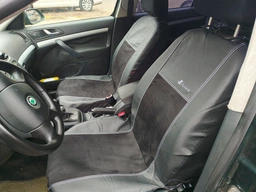 Чехлы на авто для MITSUBISHI COLT 1996-2003 Pok-ter еко кожа с алькантарой Exclusive зеленые (на передние сиденья)