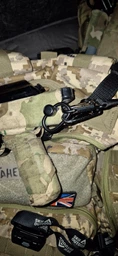 Кріплення антабка швидкозйомна для ременя автомата, штурмової гвинтівки
