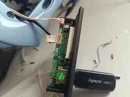 Аудиоплеер автомобильный 6-18В с Bluetooth 5.0 - USB, MP3, WAV, FM-радио, AUX, TF