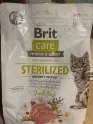 Корм сухой Brit Care Cat Grain Free Sterilized Immunity Support для стерилизованных котов для поддержки иммунитета со свининой фото от покупателей 1