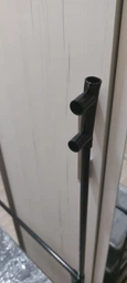 Вешалка для одежды в прихожую New simple floor clothes rack чёрная с полками для обуви Черный фото от покупателей 3