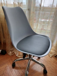 Офісне комп'ютерне крісло Hommex Kantri White / Blue (арт. H-231 W / BL MR) на колесах хром фото от покупателей 9