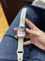 Силиконовый ремешок Sport Band для Apple Watch 41mm | 40mm | 38mm Starlight S/M фото от покупателей 6