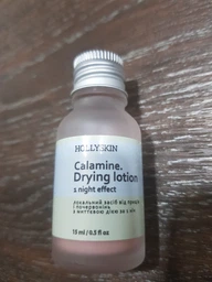 Локальное средство от прыщей и красноты Hollyskin Calamin Drying Lotion с мгновенным действием за 1 ночь 15 мл фото от покупателей 1