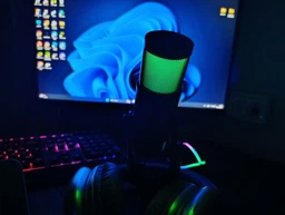 Игровой микрофон RGB XTRIKE XMC-03, USB 3.0, 1.5m, black фото от покупателей 13