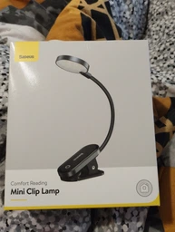 Лампа на прищіпці Baseus Comfort Reading Mini Clip Lamp з вбудованим акумулятором 350 mAh Сірий фото от покупателей 19