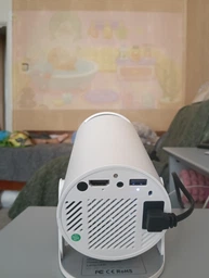 Портитивний міні смарт проектор Smart Projector Ultra HD до 130 дюймів, HDMI-сумісний, повна підтримка Android та iOS, Bluetooth 5.0, Wi-Fi, мультимедійний домашній кінотеатр 300 ANSI люмен фото від покупців 1