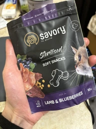 Мягкие лакомства Savory для здоровья стерилизованных кошек, ягненок с черникой, 50 г (4820232631416) фото от покупателей 5