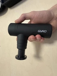 Перкусійний масажер для тіла та м'язів, ручний пістолет GYRO Muscle Mini S Gun Massager Black (GYRO-MiniS) фото від покупців 3