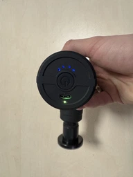 Перкусійний масажер для тіла та м'язів, ручний пістолет GYRO Muscle Mini S Gun Massager Black (GYRO-MiniS) фото від покупців 2