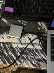 Переходник Type-C на HDMI USB 3.0, адаптер для MacBook Apple Samsung Asus HP Type-С USB-хаб 4K (TypeC-HUB-3in1-SL) Dark Grey фото от покупателей 9