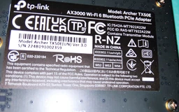 Wi-Fi/Bluetooth адаптер TP-LINK Archer TX50E WiFi6 / AX3000 / PCI Express