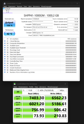 SSD SK hynix Platinum P41 500GB M.2 2280 PCIe Gen4 x4 NVMe (SHPP41-500GM-2)