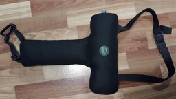 Ортопедична подушка EKKOSEAT під спину на авто крісла. Чорний. Т-Спинка. AV-2H-101Т