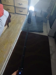 Монопод-штатив Selfie Stick Tripod Q12S з блютуз кнопкою і LED-лампою (2753) фото від покупців 1