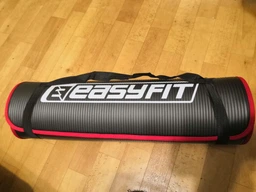Коврик для йоги, пилатеса и фитнеса EasyFit EF-19192-BK, противоскользящий, NBR, Черный, 180×61×1 см. фото от покупателей 16
